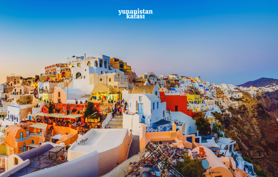 santorini adası